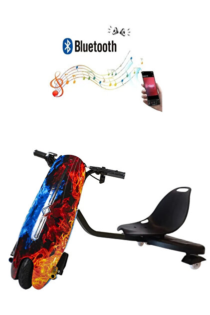 RYDER STAR Drift Car Elektrikli Kaykay Bluetooth Hoparlör Dirift