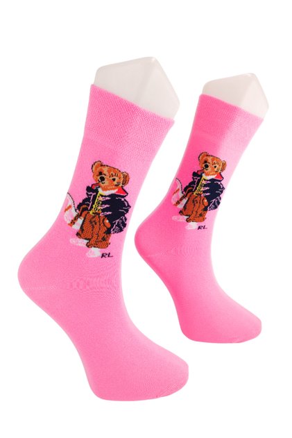 Special Series Happy Colorful Bear Teddy Socks Fun Comfortable Stylish Design Style Socks