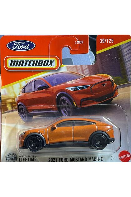 HOT WHEELS Matchbox 2021 Ford Mustang Mach-E Turuncu 1:64 Metal