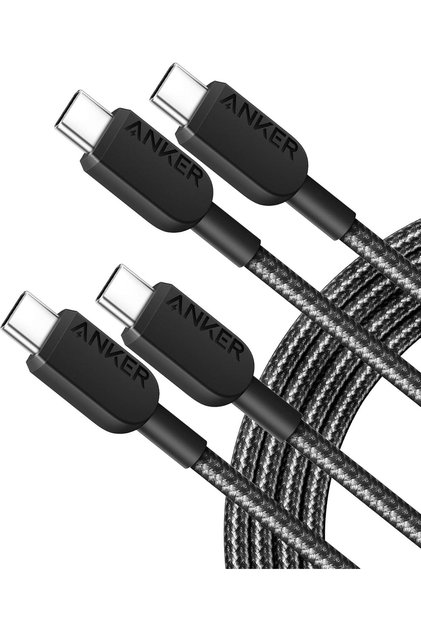 Anker USB C Cable, 310 USB C to USB C Cable (6ft, 2 Pack)