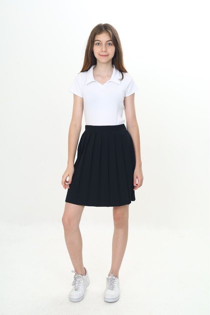 Girl's Pleated School Skirt