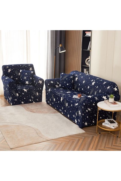 Set Huse Canapea 3 Locuri si 2 Fotolii Elastice Moderne- JOJ454