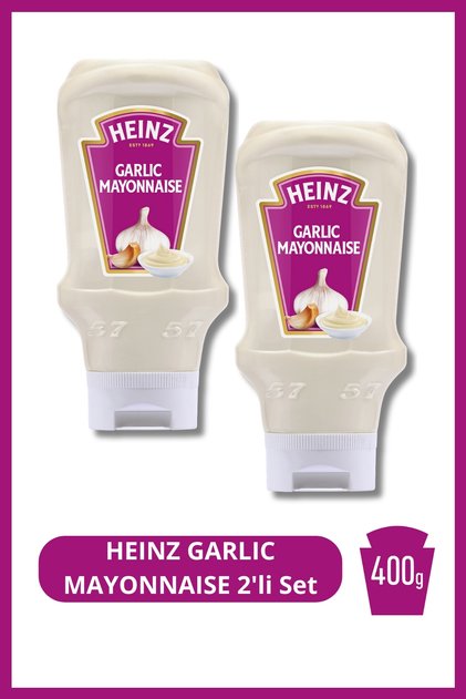 Sarımsaklı Mayonez (Garlic) 400 g 2'li Set