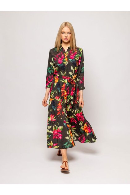 Rochie lungă de damă VALIDA BOTANIC M