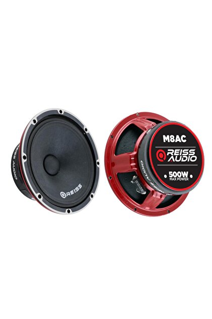 Reiss Audio Rs-M8AC 20cm Tanesi 500wat-250w Rms 20cm Oto Midrange