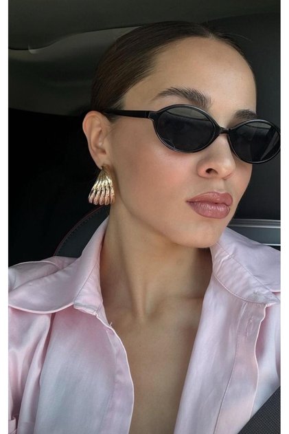 نظارة شمسية للنساء Mila، باللون الأسود