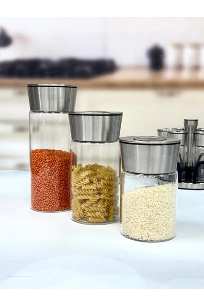 وعاء توابل إينوكسي 3 قطع TKEBT INOX