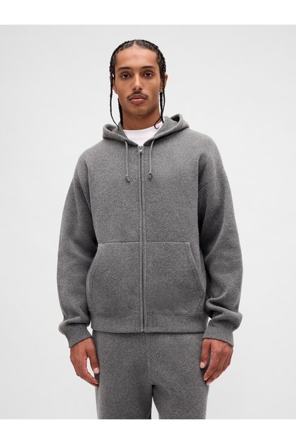 Erkek Gri Heavyweight CashSoft Hırka