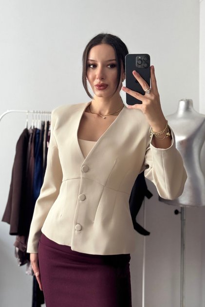 Arel Bel Oturtmalı Blazer Ceket