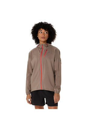 Asics FUJITRAIL PACKABLE WINDBREAKER Kadın Gri Ceket 2012D313-020