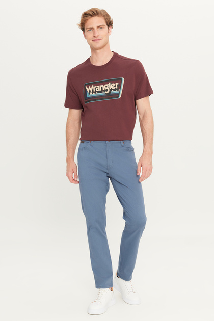Texas Slim Fit Slim Fit Narrow Leg Cotton Stretch Blue Pants