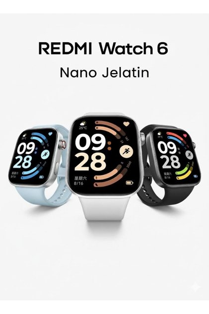 Xiaomi Redmi Watch 6 Uyumlu 3 Adet Şeffaf Ultra koruyucu Nano Jelatin