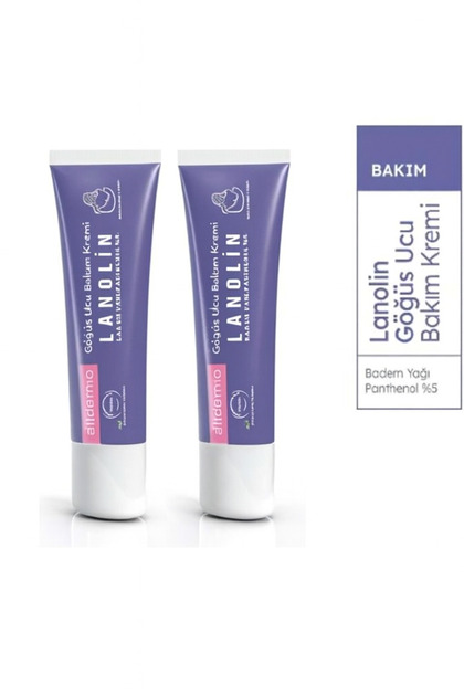 Lanolin Göğüs Meme Ucu Bakım Kremi – Badem Yağı & Panthenol %5 – Emziren Anneler İçin