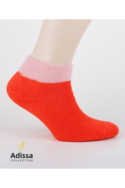 Set of 3 Women's Winter Bearded Socks | Washed & Perfumed, Plush Cuffed, Towel Socks