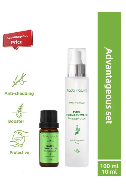 Rosemary Water Hair Tonic & Niaouli Essential Oil
