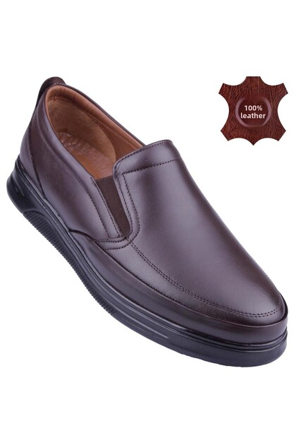 100% Genuine Leather Orthopedic Ultra Soft Comfortable Flexible Casual Men's Shoes