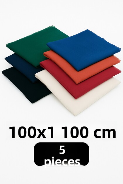 Plain Color, You Should Give It, Hajj Umrah Gift, Dowry Holder, Flamed Cotton Scarf, Writing