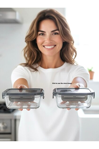 Glass Breakfast Bowl with Vacuum Silicone Lock Lid, Airtight Leak-Proof Glass Storage Container 365Cc 2Pcs