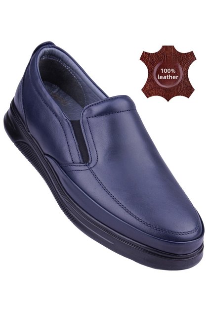 100% Genuine Leather Orthopedic Ultra Soft Comfortable Flexible Casual Men's Shoes