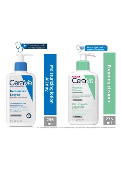 Foaming Cleanser 236 ml + Moisturizing Lotion 236 ml