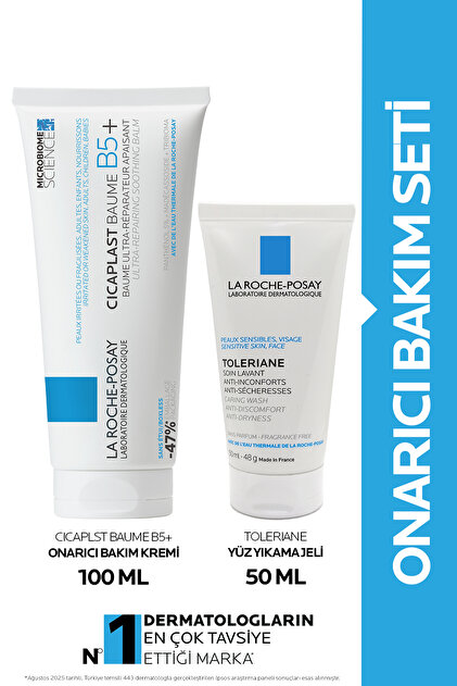 La Roche Posay Onarıcı Cilt Bakım Seti: Cicaplast Baume