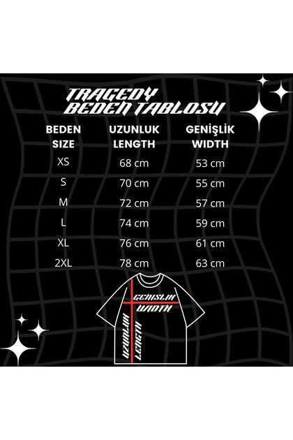 TRAGEDY Unisex Oversize Corteiz Shiny 3D Printed T-Shirt- Trendyol
