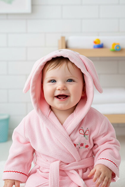Özdilek Kız Çocuk Pembe Pinky Girl Bambu Bornoz Set Fiyatı
