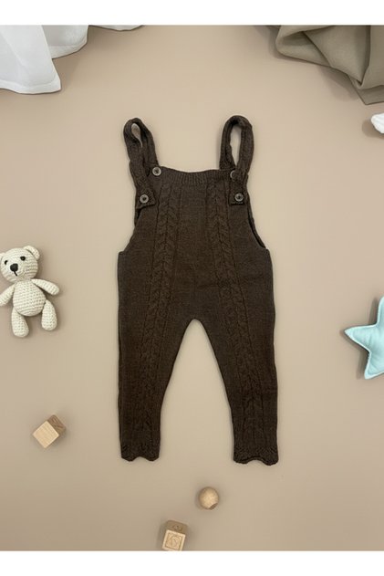 Unisex Baby Girl-Boy Knitwear Salopet