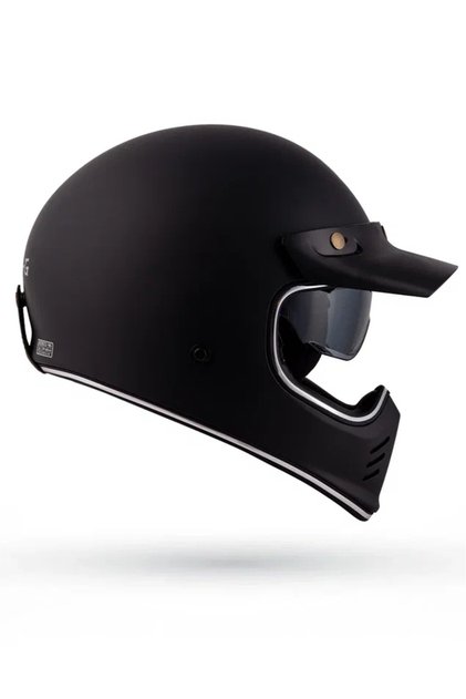 Skullborn Mat Siyah Kask