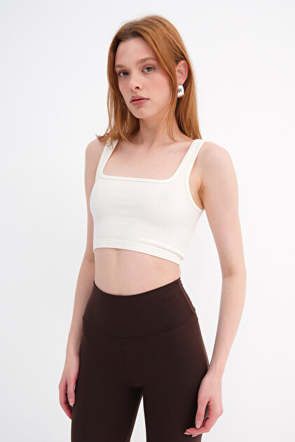 Addax Kare Yaka Seamless Crop Atlet A0187-L5 - Fiyatı, Yorumları