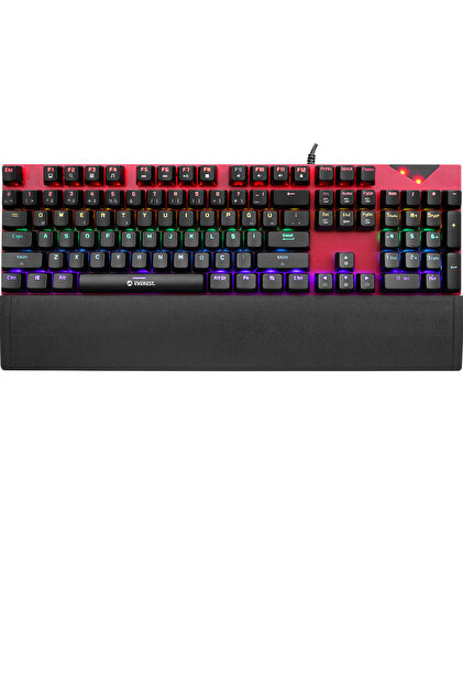 Everest KB-MK7 Kırmızı USB Mekanik Q Red Switch Gaming Klavye
