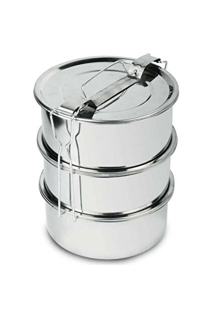 Doğuş Mutfak Sefer tası 3 Lü Paslanmaz Çelik Tek Kişilik 12x6 cm