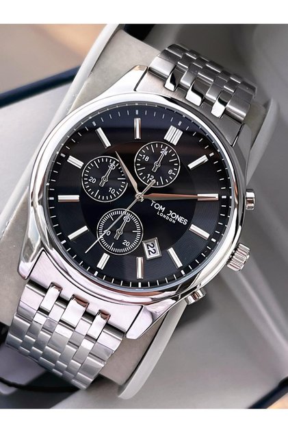 Gray Steel Color Resistant Strap 3 Atm Waterproof Men's Wristwatch Tj1.111504