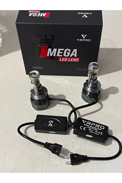 YENİLZD H7mercekli Mega Led Xenon Şimşek Etkili 75w Güç 22.000