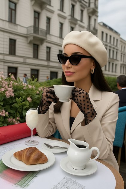قبعة بيريه للجنسين من صوف أسترالي، باللون السكري