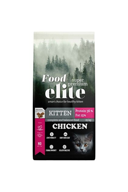 Food Elite Kitten Tavuklu Kedi Maması 15 KG - Fiyatı, Yorumları
