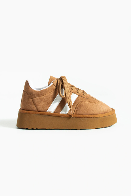 Monte Kadın Sneaker Premium Tasarım - Taba