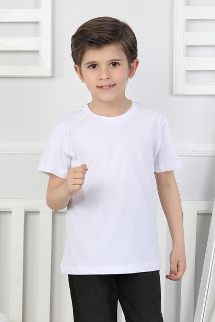 Plain Unisex Kids T-Shirt