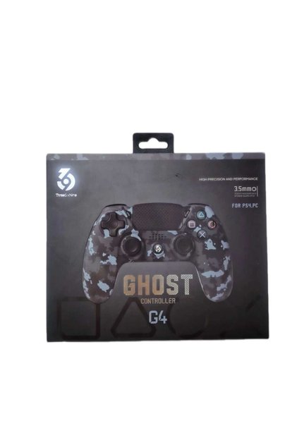 وحدة تحكم Ghost من ThreeSixNine G4، ومقبس سماعة رأس 3.5 مم، وتمكين الدردشة الصوتية لأجهزة PS4 والكمبيوتر الشخصي