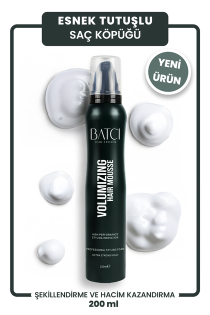 Volumızıng Hair Mousse 200 Ml Yoğun Hacim ve Bukle Belirginleştirici Esnek Tutuşlu Saç Köpüğü