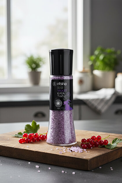 Efsina 400 gr Sofrada Öğütme Violet Kaya Tuzu - Fiyatı, Yorumları