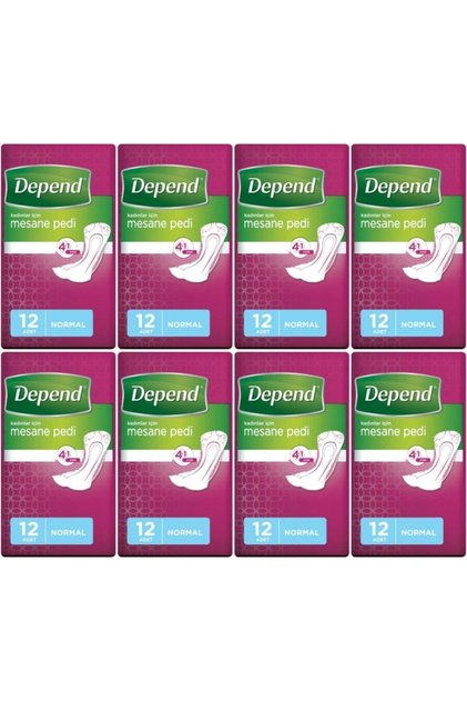 MESANE PEDİ KADIN NORMAL 12 Lİ 8 PAKET