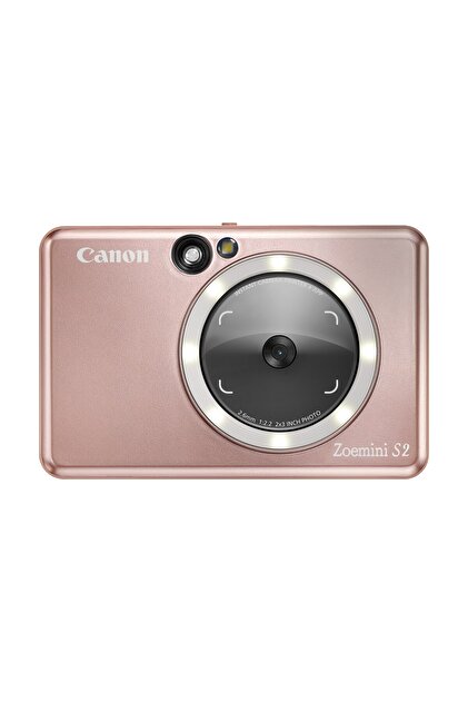 Canon Zoemini S2 Rose Gold Şipşak Fotoğraf Makinesi (Canon Eurasia