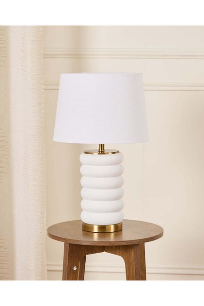 White Ceramic Table Lamp
