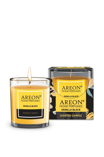 Home Scented Candle Vanilla Black