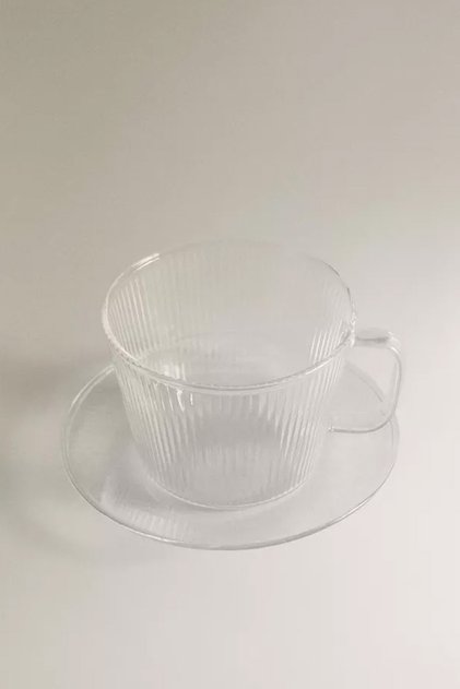 Borosilikat 2'li Çay Fincan Seti