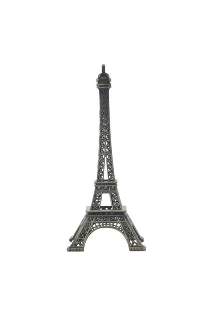 Metal Eyfel Kulesi Biblosu 15 cm – Paris Temalı Dekoratif Masa Üstü Süs Eşyası