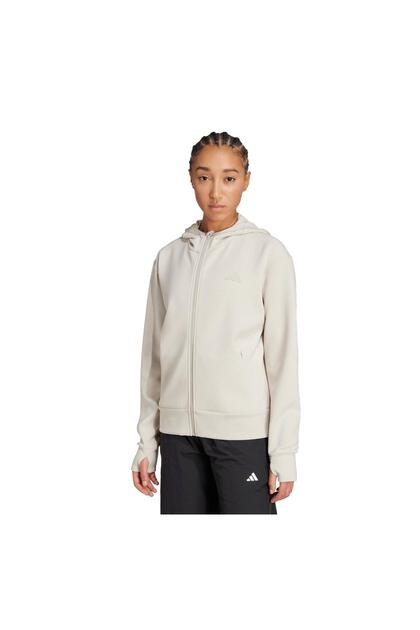 adidas JX7311-K D4T Fz Hoodıe Kadın Ceket Krem - Fiyatı, Yorumları