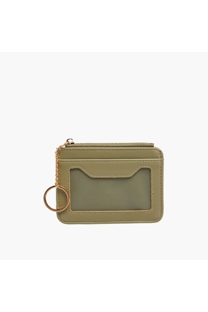Solid Card Holder with Keyring