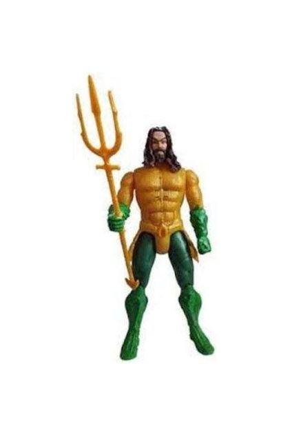 Πακέτο Προσφοράς: Φιγούρα Aquaman 30 εκ. + Μαλακό Παιχνίδι με Πατούσα Γάτας (Ανοιχτό Ροζ)